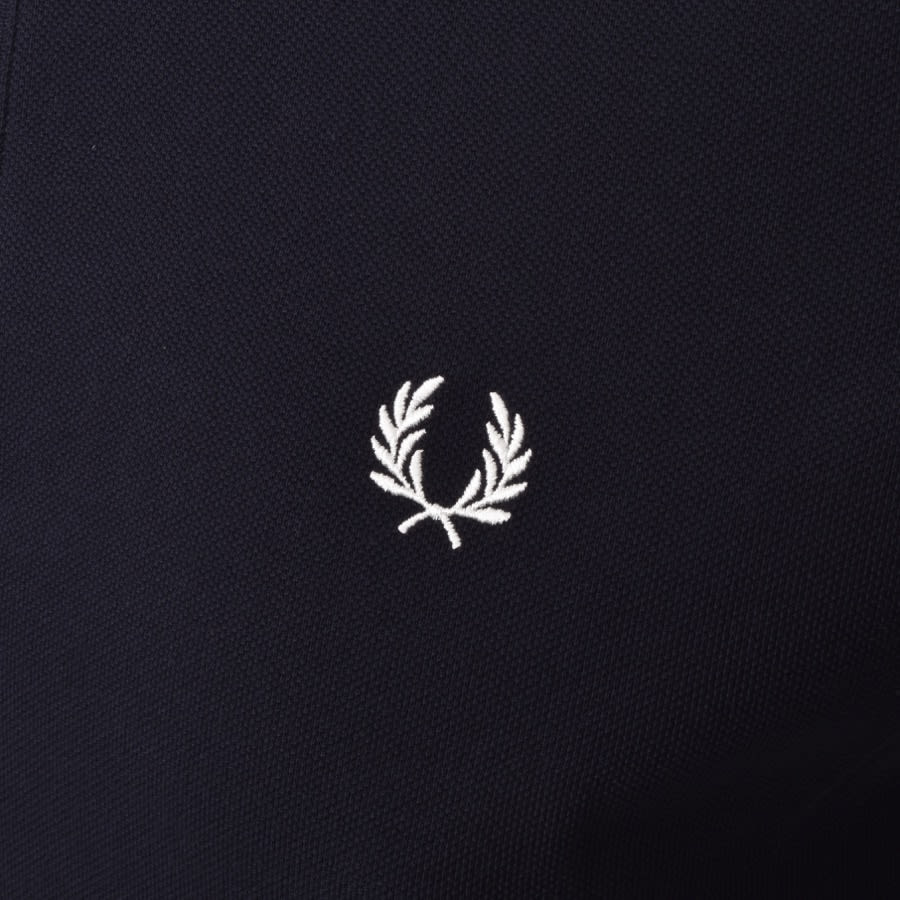 Alternative Image for ProductFred Perry Henley Long Sleeved T Shirt Navy3
